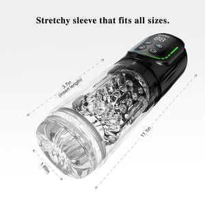 Sohimi Mirage3 rotating male masturbator sleeve and product view