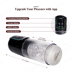 HIVER|5 - in - 1 Automatic Thrusting & Sucking Male Masturbator - Sohimi