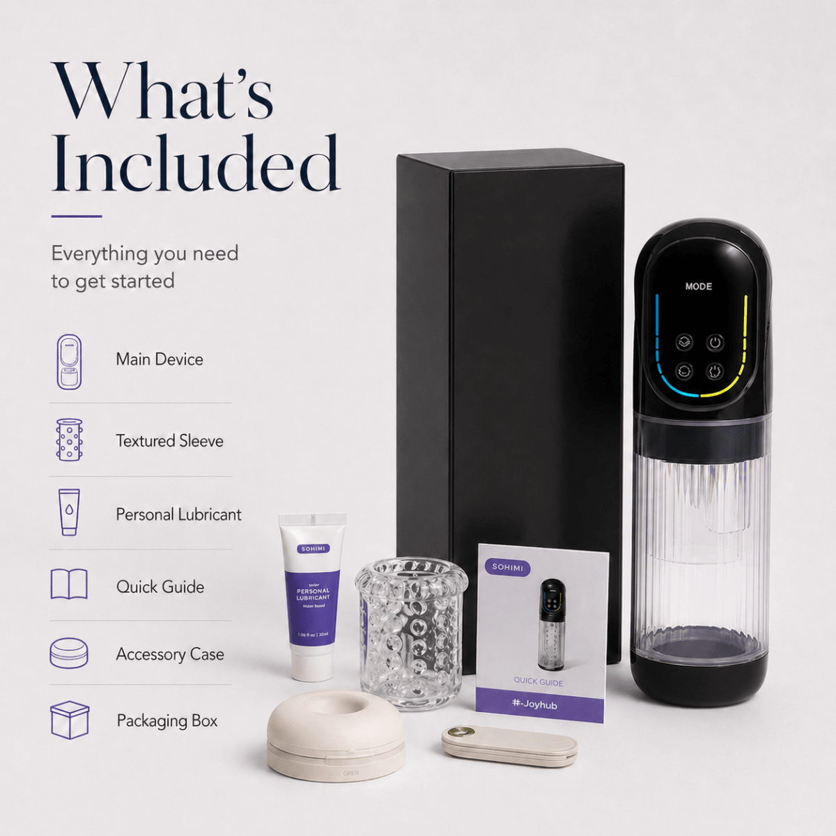 Mirage3 App-Controlled Thrusting Male Masturbator