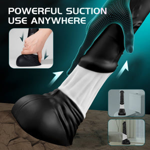 HORSE 4 in 1 Lifelike App Control Thrusting and Vibrating Huge Dildo - Sohimi