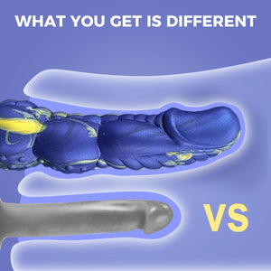 Huge 8.26inch Waterproof Body - Safe Realistic Monster Dildo with Suction Cup - Sohimi