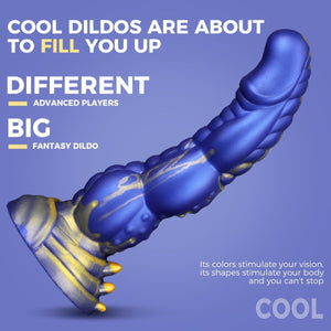 Huge 8.26inch Waterproof Body - Safe Realistic Monster Dildo with Suction Cup - Sohimi