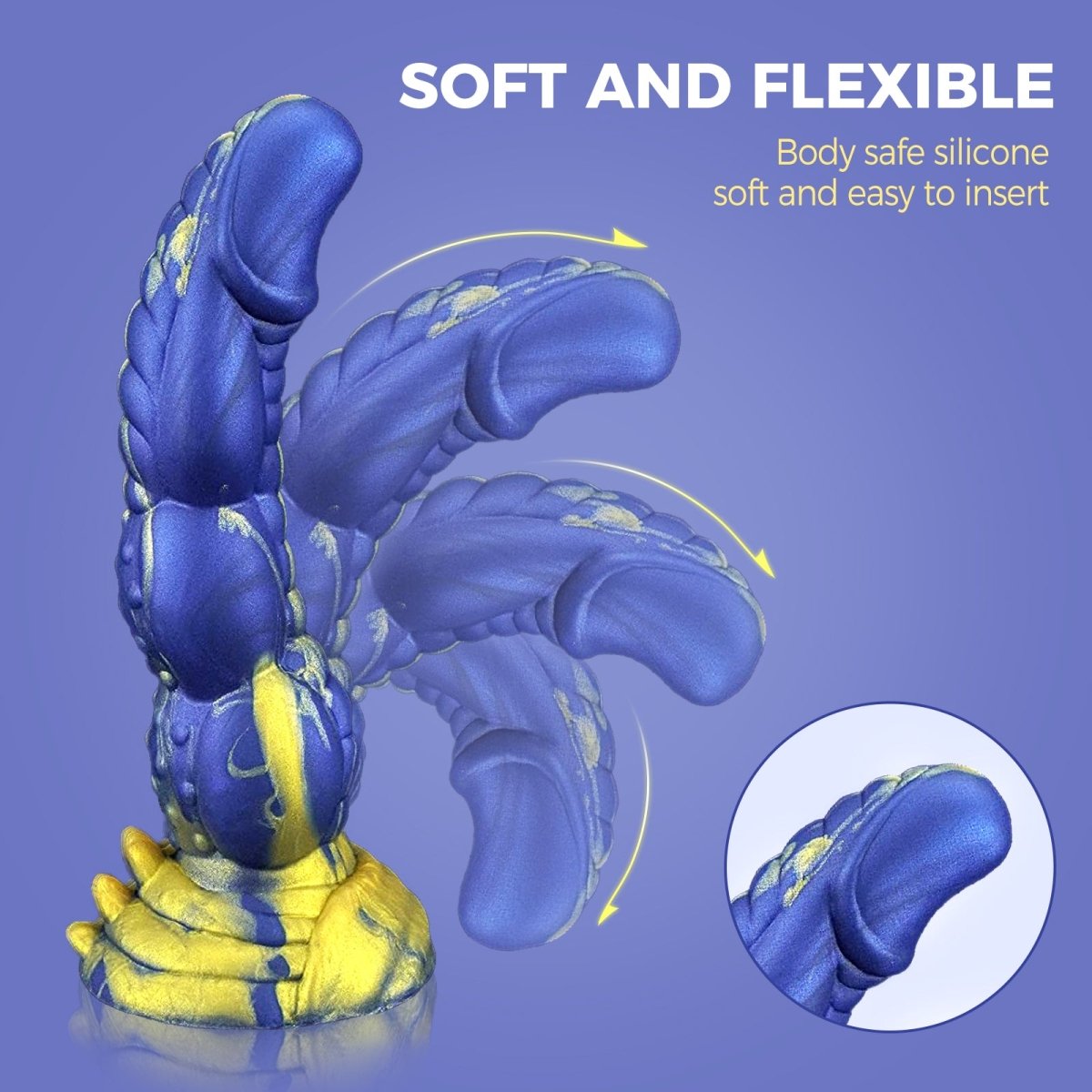 Huge 8.26inch Waterproof Body - Safe Realistic Monster Dildo with Suction Cup - Sohimi