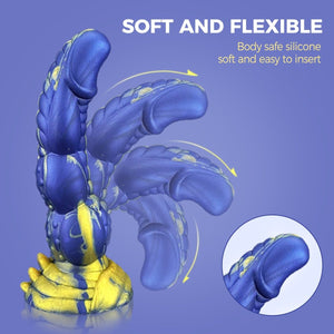 Huge 8.26inch Waterproof Body - Safe Realistic Monster Dildo with Suction Cup - Sohimi