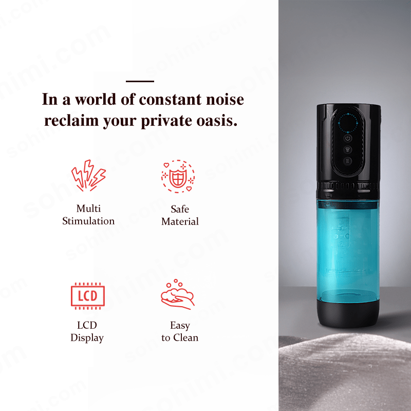 HURRICANE 2| Suction Telescopic and Rotating Male Sex Toy - Sohimi