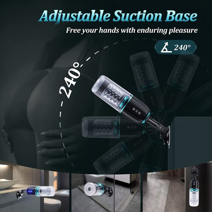 HURRICANE | 50dB Thrusting & Rotating Male Masturbator - Sohimi