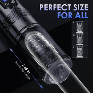 Innovative Motors Telescoping LCD Display Masturbator - Sohimi