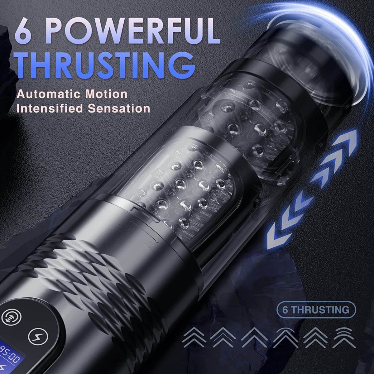 Innovative Motors Telescoping LCD Display Masturbator - Sohimi