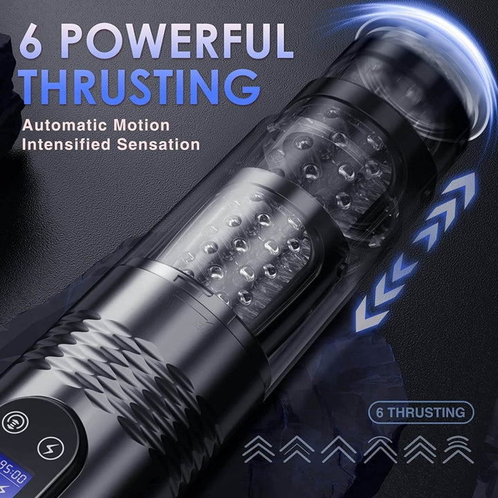 Innovative Motors Telescoping LCD Display Masturbator - Sohimi