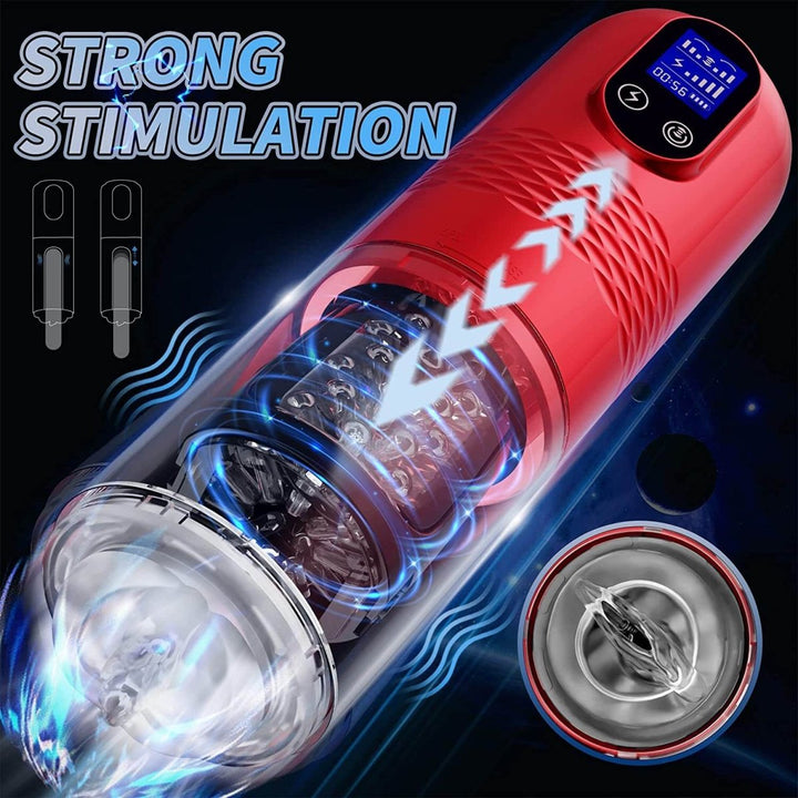 Innovative Motors Telescoping LCD Display Masturbator - Sohimi