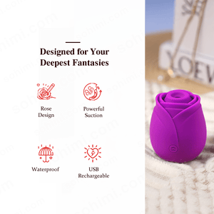 JASMINE|Clitoris Rose Suction Vibrator - Sohimi