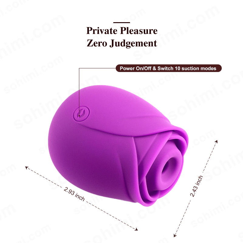JASMINE|Clitoris Rose Suction Vibrator - Sohimi