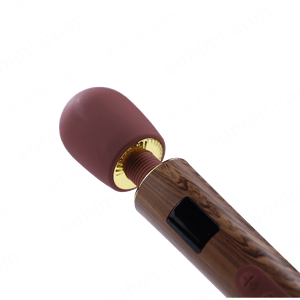 JUPITER|Wood - textured Cordless Rechargeable Handheld Wand Massager - Sohimi