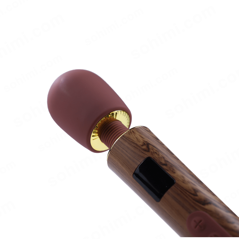 JUPITER|Wood - textured Cordless Rechargeable Handheld Wand Massager - Sohimi