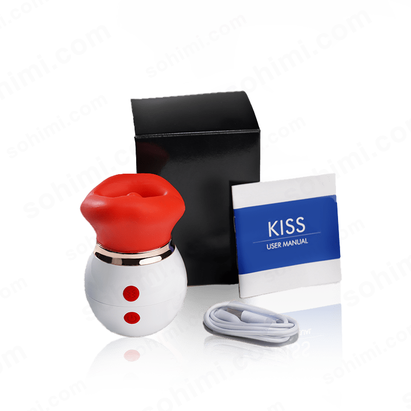 KISS|Rose Tongue Licking & Suction Clitoral Stimulator Sex Toys - Sohimi