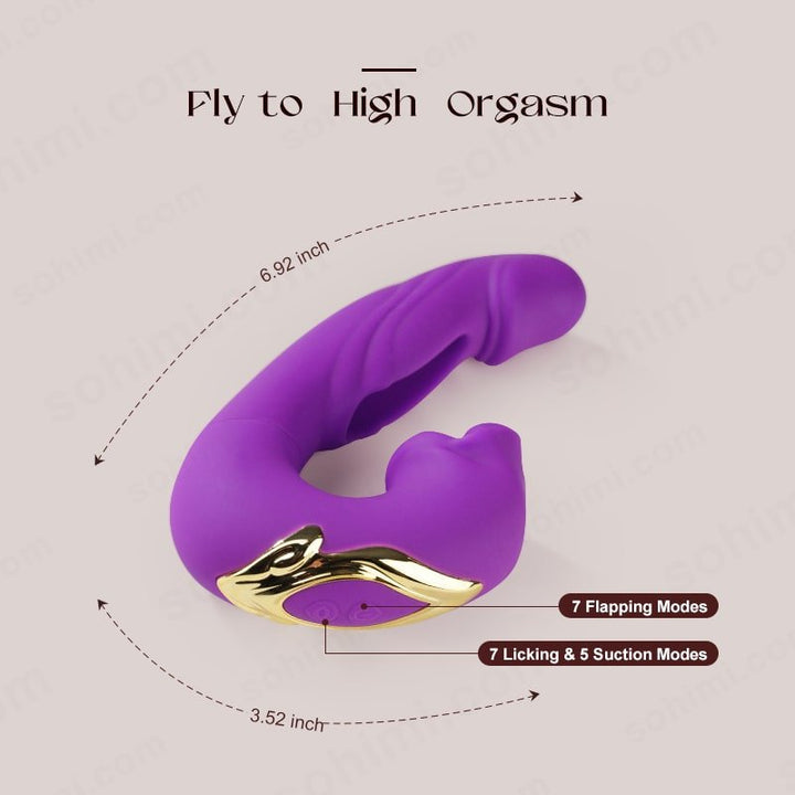 KOXTEN| App Control Flapping and Licking Suction Sex Toy Vibrator - Sohimi