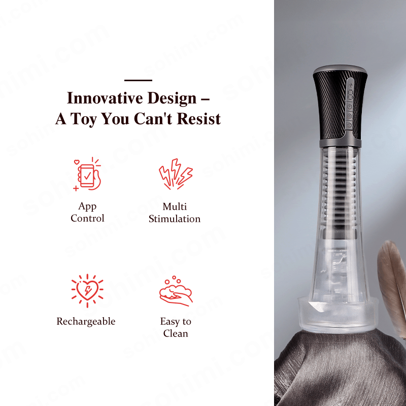 LACH| 3 in 1 Vibrating and Suction Male Penis Pump Sex Toy - Sohimi