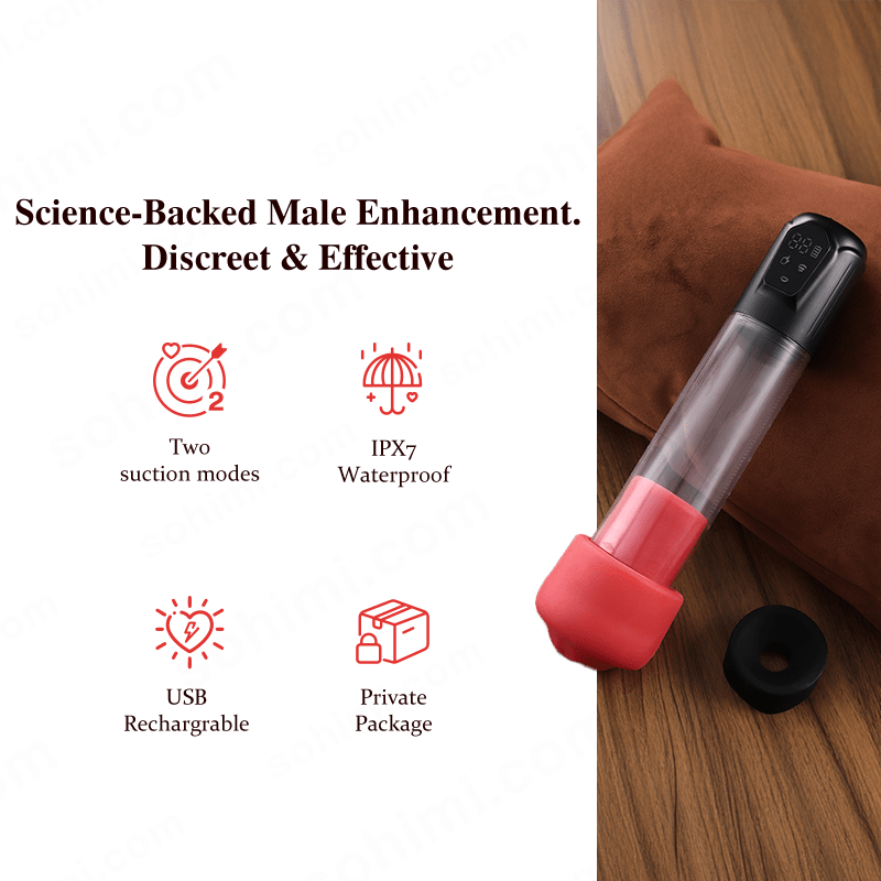 Lagoon 2| Powerful 360° Wrap Suction Male Penis Pump - Sohimi