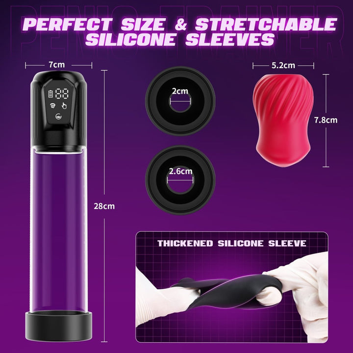 LAGOON App Control 2 in 1 Male Masturbation Penis Pumps - Sohimi