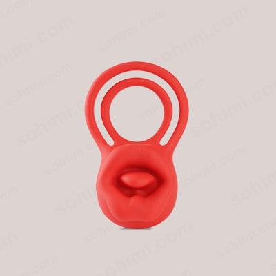 LINNA| Tongue Licking and Vibration Cock Ring for Couple - Sohimi