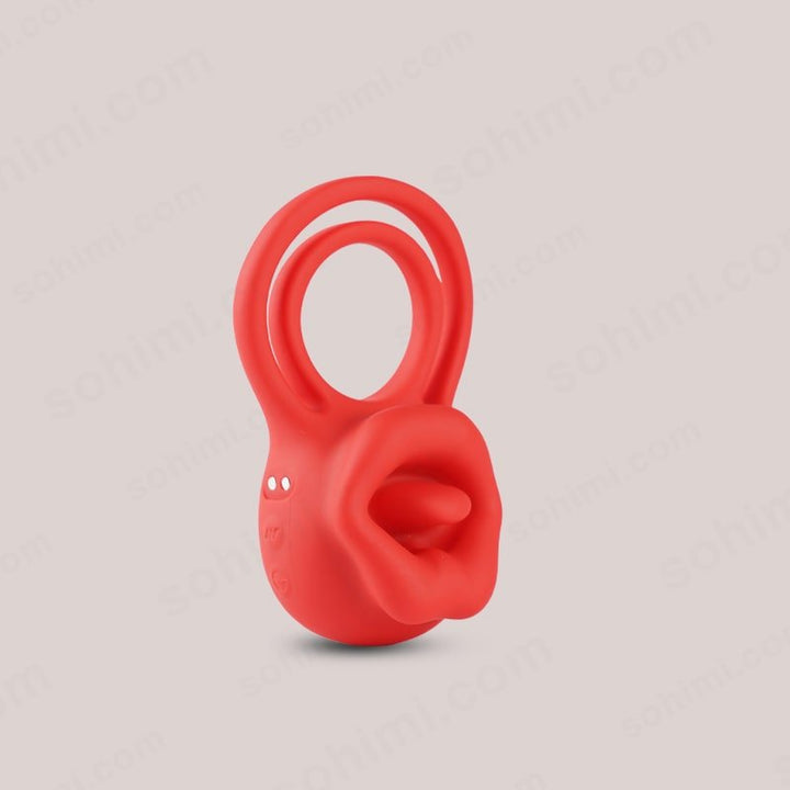 LINNA| Tongue Licking and Vibration Cock Ring for Couple - Sohimi