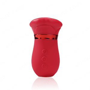 LIPS| Kiss App Control Tongue Licking Multi Stimulations Mouth Vibrator - Sohimi