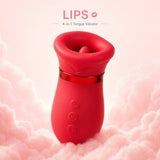 LIPS 4-in-1 Tongue-Licking Clitoral Vibrator | Sohimi