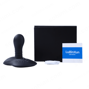 LUBIN| Rotating and Vibrating Prostate Massager Anal Dildo Butt Plug - Sohimi