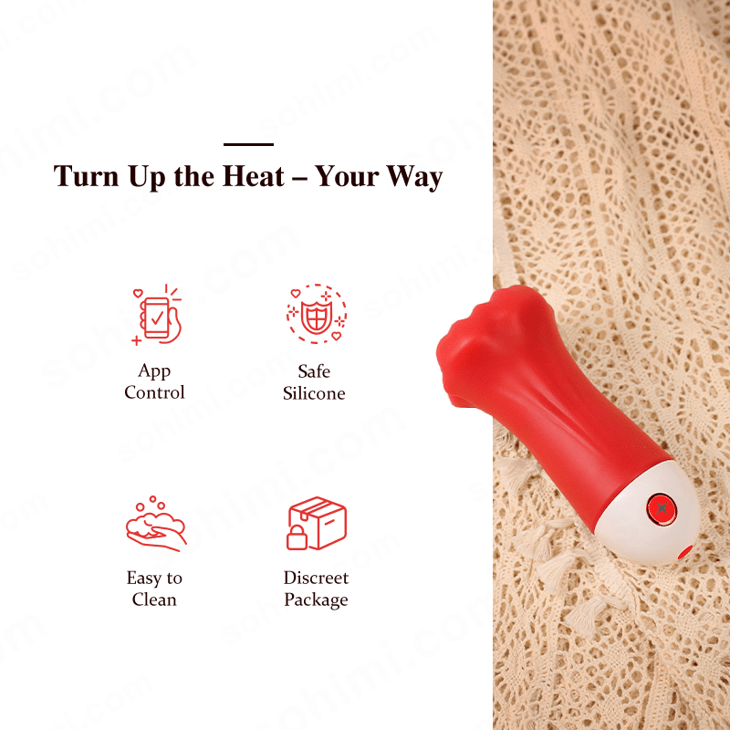 MACKAY| Sohimi 4 in 1 App Control Penis Massager Vibration Sex Toy - Sohimi