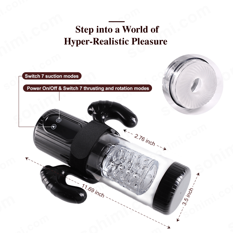 MAIDEN|2025 Hand - Free Auto Sucking Rotaing Thrusting Male Toy - Sohimi