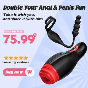 Male Anal Vibrator and Male Masturbator Bundles