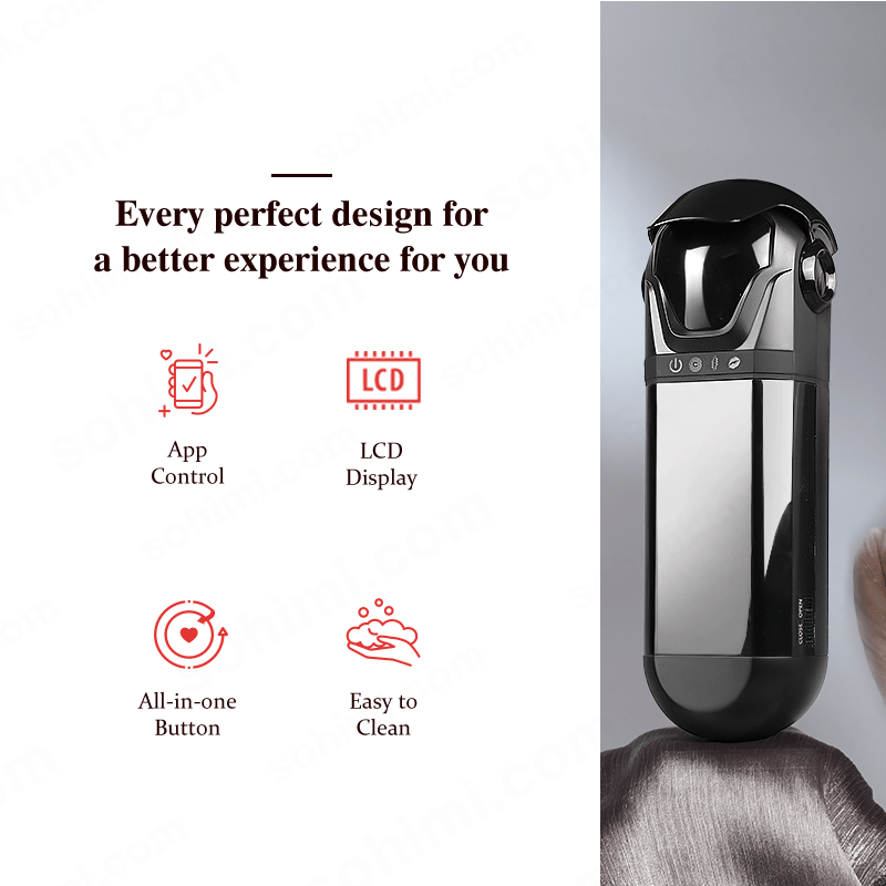 MARKEL| 3 in 1 Automatic Suction and vibrating and Thrusting Male Sex Toy - Sohimi