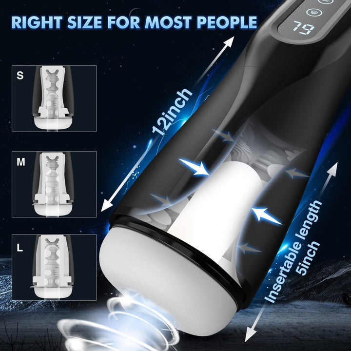 Marshal| 3D Textured Fit Most Size Automatic Masturbator - Sohimi