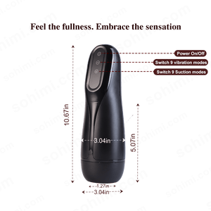 Marshal| 3D Textured Fit Most Size Automatic Masturbator - Sohimi