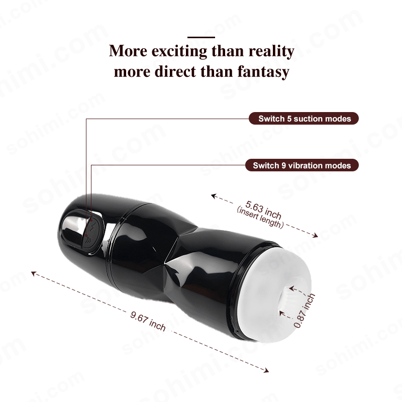 MarsLion - 2| Suction and Vibrating Men Male Stimulator Toy - Sohimi