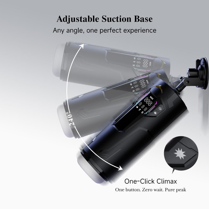 MAX|3 in 1 Vibrating and Squeeze Suction Thrusting Male Stroker Toy - Sohimi