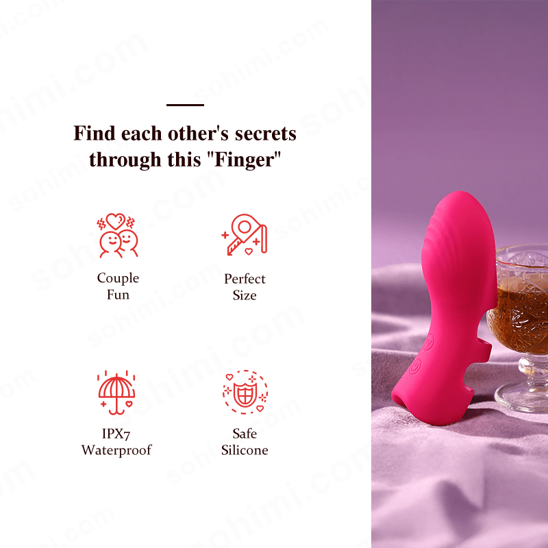 MAZY| 2 in 1 Ultimate Sweet Finger Vibrator - Sohimi