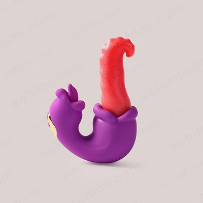 MEDUSHA| All in One Tongue Clitoris and G - Spot Vibrator Stimulator Toy - Sohimi