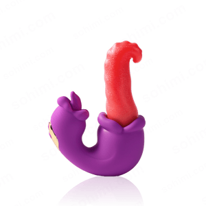 MEDUSHA| All in One Tongue Clitoris and G - Spot Vibrator Stimulator Toy - Sohimi