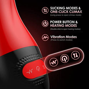 Automatic Sucking & Vibrating Male Masturbator