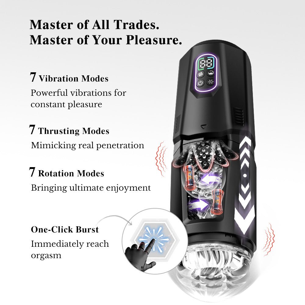 MIGHTY App-Controlled Thrusting Male Masturbator