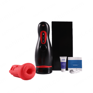 MoonHorn| App Control Suction and Vibrating Male Masturbator with Phone Holder - Sohimi
