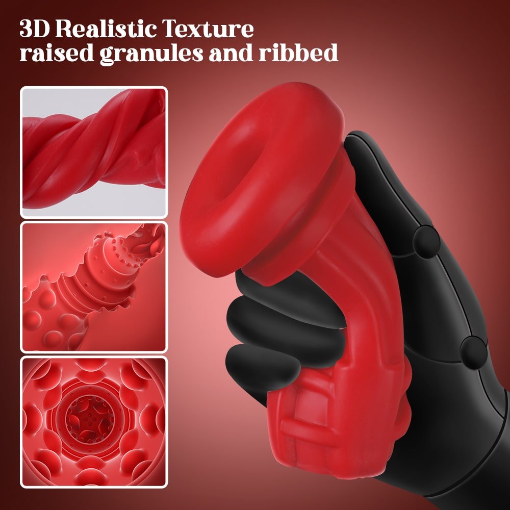 Sucking & Vibrating Heating Male Masturbator