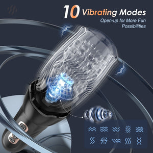 Morningbuds| Thrusting & Rotating Male Masturbator with 10 Vibration Modes - Sohimi