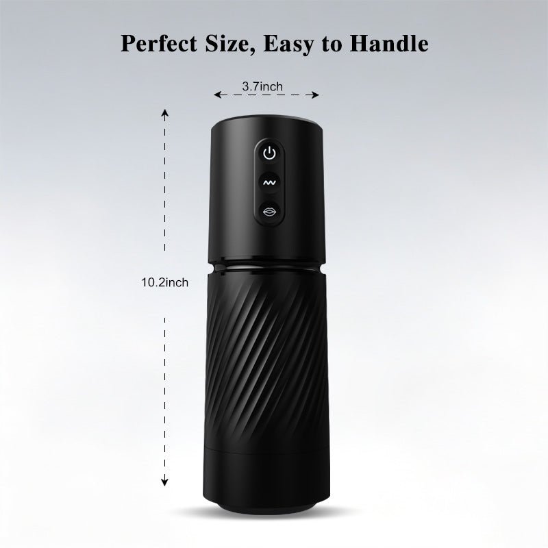 Mystor| App Control 3 Sleeves Vibrating and Suction Male Masturbator - Sohimi