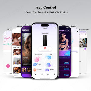 Mystor| App Control 3 Sleeves Vibrating and Suction Male Masturbator - Sohimi