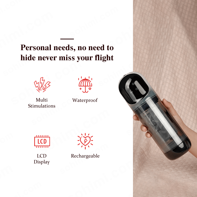 NEST|Upgraded Vacuum Pump Male Masturbator toy with LCD Display - Sohimi