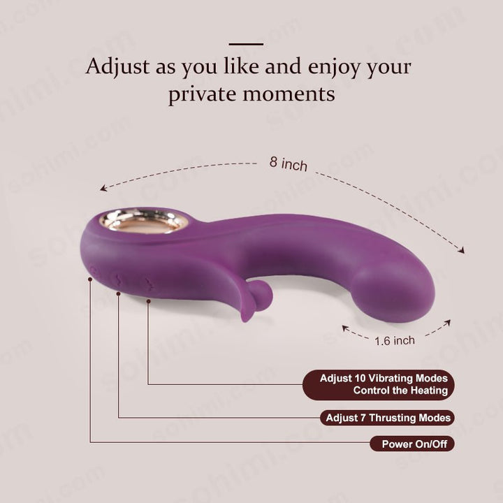 NORMA| App Control Smart Heating Vibrator for Clitoral Stimulation - Sohimi