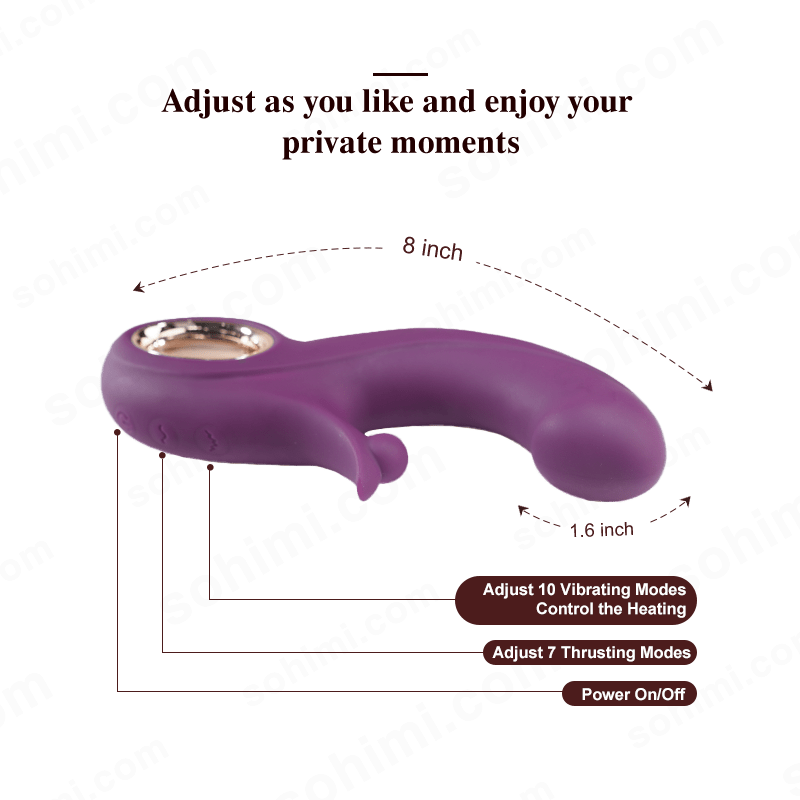 NORMA| App Control Smart Heating Vibrator for Clitoral Stimulation - Sohimi