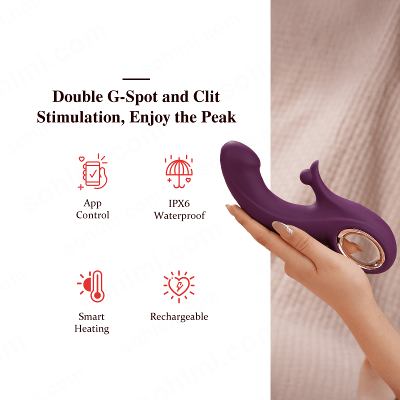 NORMA| App Control Smart Heating Vibrator for Clitoral Stimulation - Sohimi